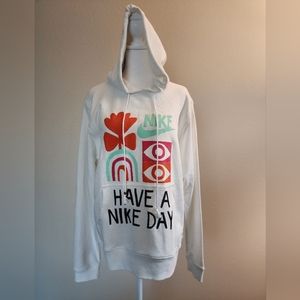 Nike Fleece Tech Pullover Hoodie White - Have A Nike Day